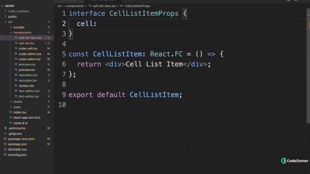 196. Rendering the List of Cells | React with Typescript #react #typescript #javascript #learning