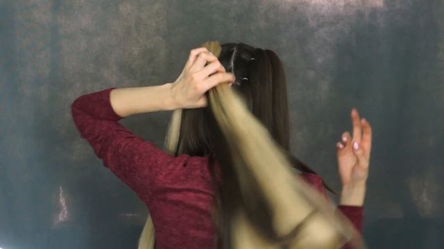 Тренд 2017 Из брюнетки в блондинку * Две французские косы с канекалоном смотреть онлайн