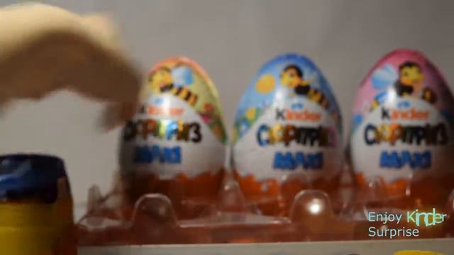 Макси Пчелки 2018 киндер! Unboxing kinder Maxi Bienen. смотреть онлайн