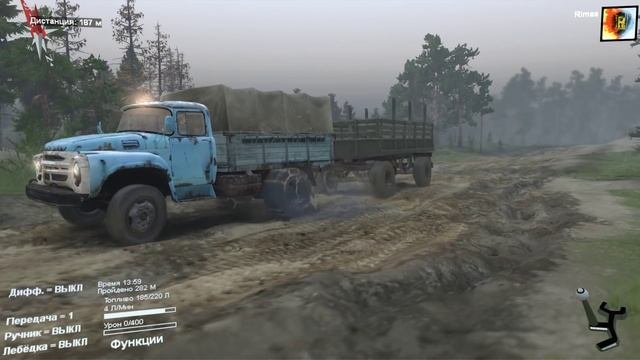 Spintires - МОЩЬ УРАЛА! (симулятор бездорожья)