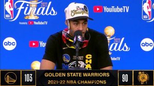 Jordan Poole Postgame Interview - Game 6 - Warriors vs Celtics | 2022 NBA Finals