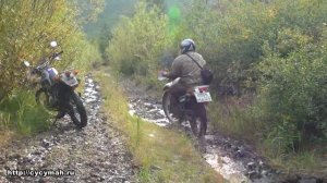 На мотоциклах Yamaha Serow XT225 по Колымским тропам