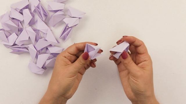 Кусудама оригами | Кусудама шар со звездами |  | Origami kusudama