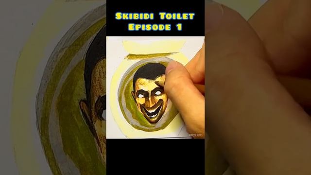 Drawing Skibidi Toilet Episode 1 #skibiditoilet #howtodraw