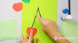 Аппликация "Вишенки"
