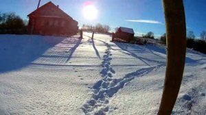 В гости к отшельникам в заброшенную деревню  Привез гостинцы