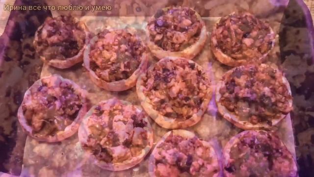 Фаршированные ШАМПИНЬОНЫ.Вкусно, просто, быстро. ??
