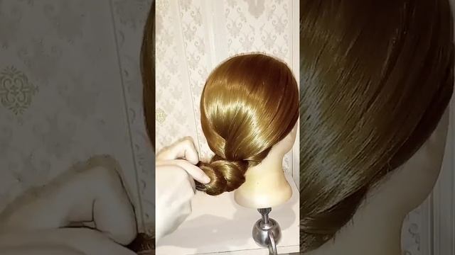 ? Пучок за минуту?Лёгкая и быстрая прическа в школу, на выпускной?Вечерняя, свадебная прическа? смотреть онлайн