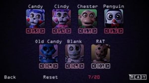 Evolution of SHADOW CANDY in FNAC 1, 2, 3 & Remastered (2015-2019)
