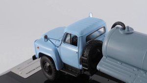 Грязная работа советского ГАЗона • АНМ-53А на базе ГАЗ-53А 1981 года • Говновоз от DiP Models • 1:4