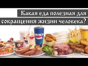 Какая еда полезная для сокращения жизни человека, часть 3