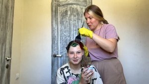 Красим волосы в черно красный/КРАСИМ ВОЛОСЫ ДОМА