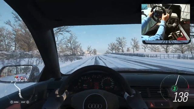 Forza Horizon 4 | Audi Rs6 03 Power of Quattro in Snow | Logitech G29 | H shifter смотреть онлайн