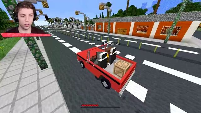 We Drove REAL CARS In MINECRAFT! смотреть онлайн