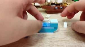 Собираем маленькую яхту из конструктора LEGO