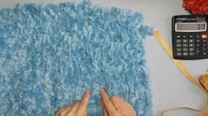 7 - Пряжа Ализе Пуффи Фур. Расчеты для вязания пледов. Аlize PUFFY FUR.