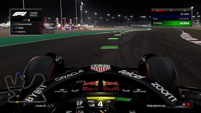 F1® 23 - Qatar Hotlap - 1:20.698 смотреть онлайн