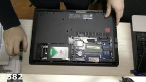 Неполная разборка ноутбука Lenovo B50-70  Установка SSD, добавить RAM, как снять клавиатуру