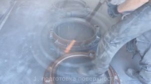 Люки чугунные очистка + цинкование