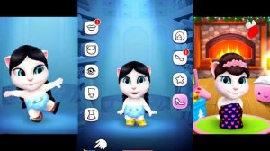 Забота о кошечке Анджеле В игре Моя Говорящая Анджела Часть 2 - Дизайнерское Платье