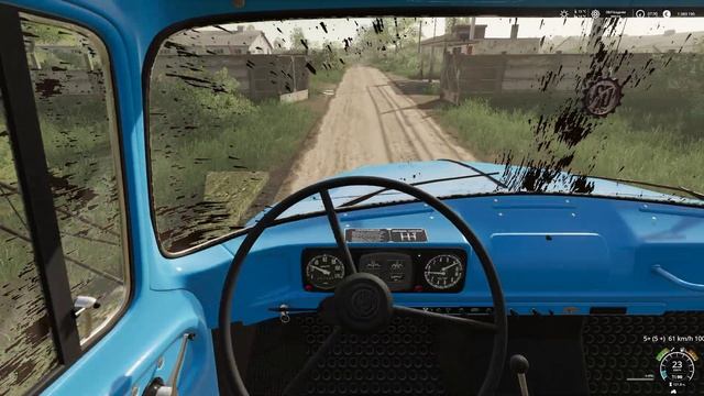 Farming Simulator 19. Карта Рассвет. Вожу молоко на производство.