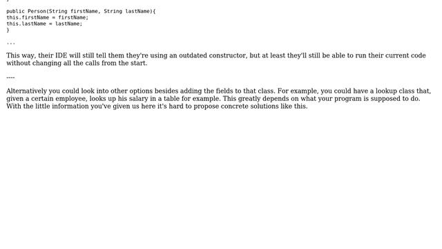 Code Review: Better way to add fields to superclass in Java (4 Solutions!!) смотреть онлайн