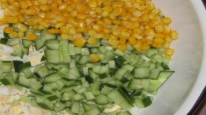Салат с крабовыми палочками