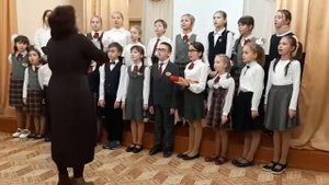 "Муха в бане",  Г.  Гладков сл.  К.  Чуковского, Общий хор "Дружба"