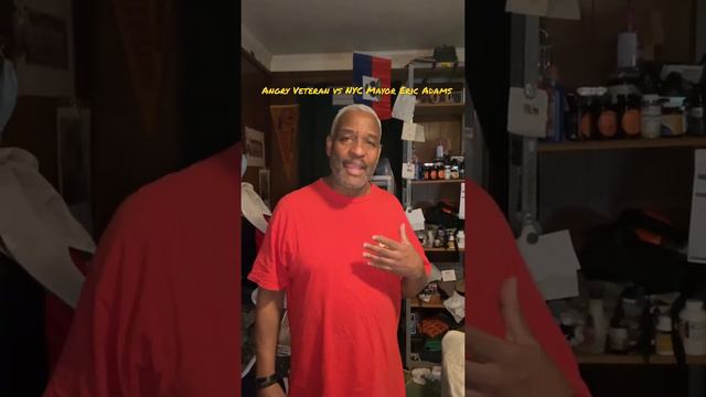 Nyc mayor Eric Adams Pulls Up on War Veteran demanding He Takes Jab 💉 💉💉💉