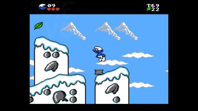 The Smurfs, Смурфы HARD NO DAMAGE прохождение игры на денди (Dendy, Nes, 8 bit) смотреть онлайн