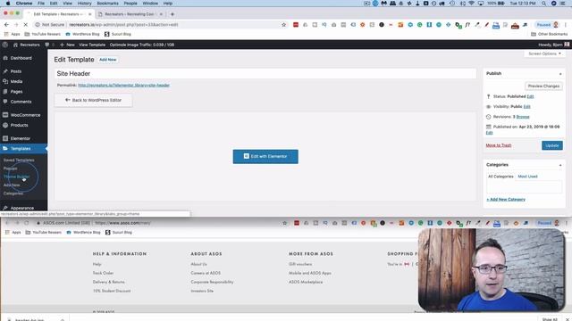 Recreate The Asos Website With Neve, Elementor & Gutenberg [homepage] смотреть онлайн