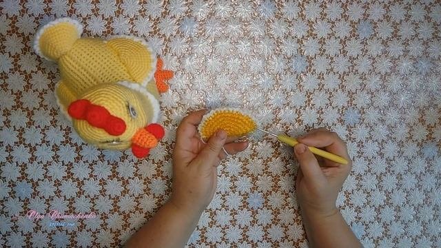 Как связать курочку. Мастер класс по вязанию курочки. Часть 4.