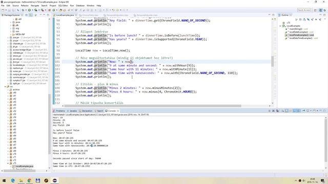 [Java time v3] LocalTime osztály смотреть онлайн