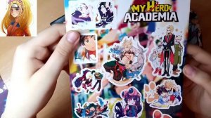 Ярмарка Аками|распаковка посылки|аниме|распаковка предзаказ|значки|брелки|мга|наруто|волейбол