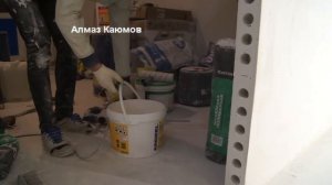 Декоративная 5/8 штукатурка из полимерной шпатлевки своими руками. Колеровка покраска