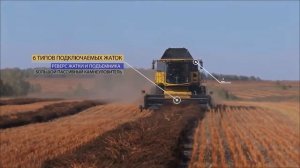Новый зерноуборочный комбайн New Holland CX8 80