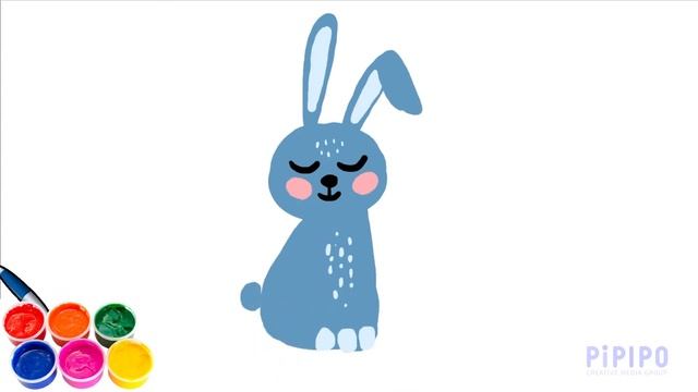How to draw a rabbit. Como dibujar un conejo. Rasm chizish. Kак нарисовать зайчика смотреть онлайн