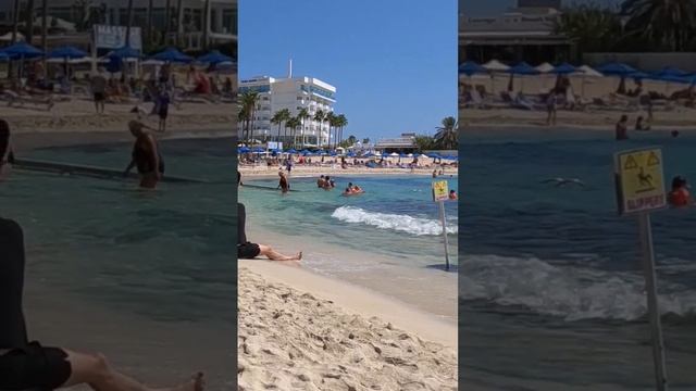 ? VATHIA GONIA BEACH WALK 4K, Ayia Napa, Cyprus ▶ Walking Tour #shorts #cyprus #viral