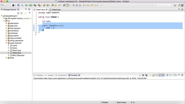 00046 Super Class Constructor: Learn How to Code The Complete Core Java Programming Course смотреть онлайн