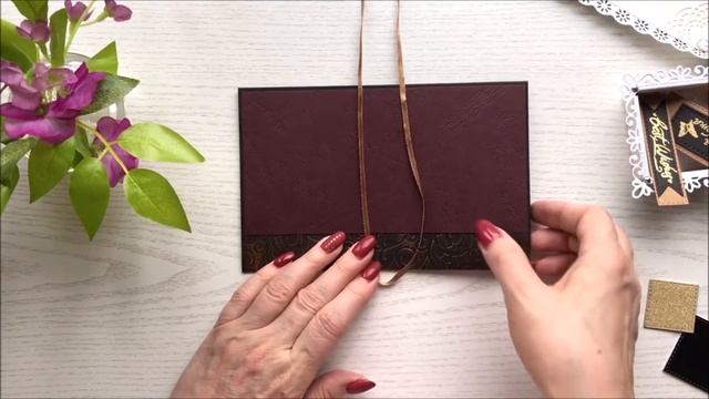 Мастер класс мужского подарочного конверта 18,5*12 см. смотреть онлайн