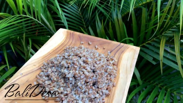 Деревянная посуда из тика от BaliDesa. Тарелка из тика. смотреть онлайн