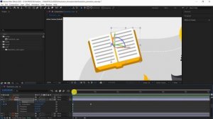 Часть 4  |  Анимация книги в After Effects  |  Анимация иллюстрации в after effects