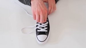 HOW TO LACE CONVERSE (BEST WAY!)