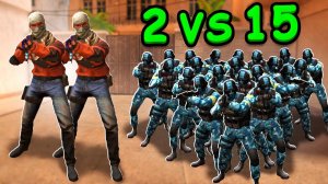 2 ПРОТИВ 15 НО ИГРАЕМ С ДРОПОМ ИЗ ОРИДЖИН КЕЙСА В STANDOFF 2 / СТАНДОФФ 2