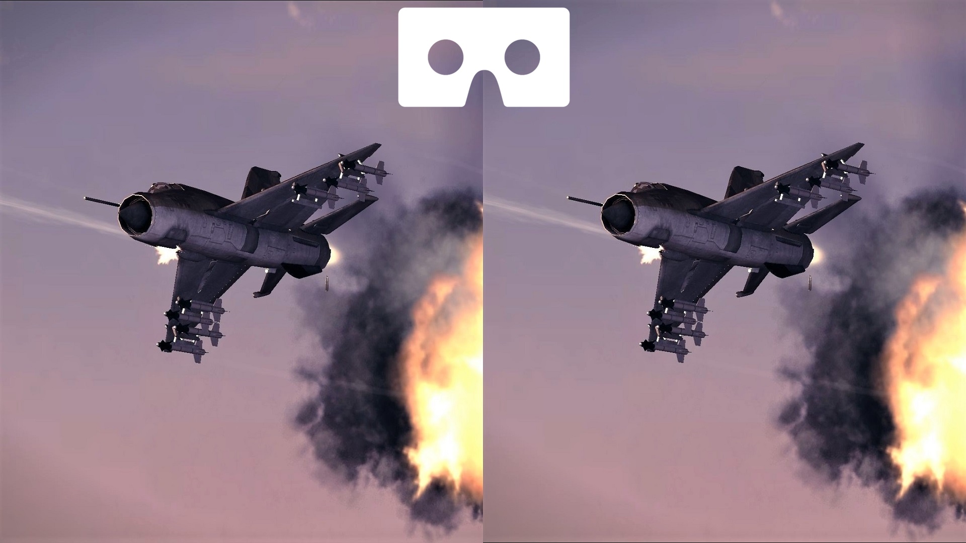Air Conflicts V 3D VR video 3D SBS VR box google cardboard