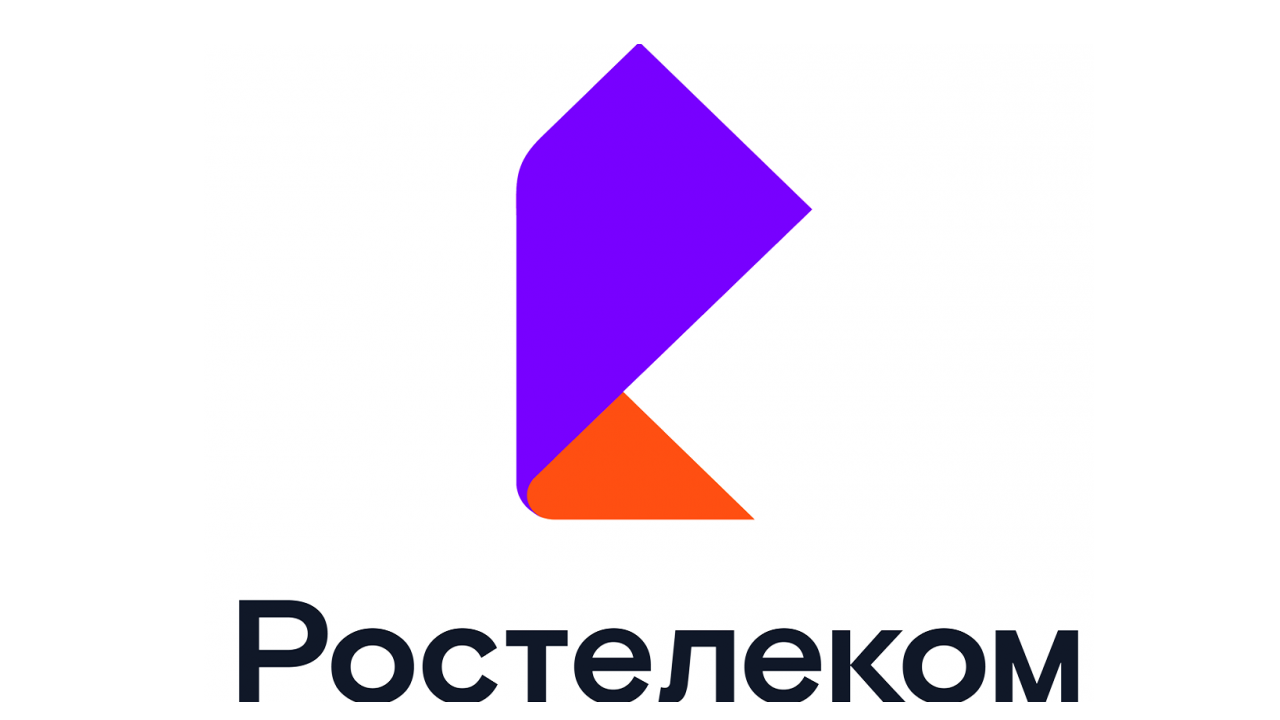 Логотип Ростелекома новый на прозрачном фоне