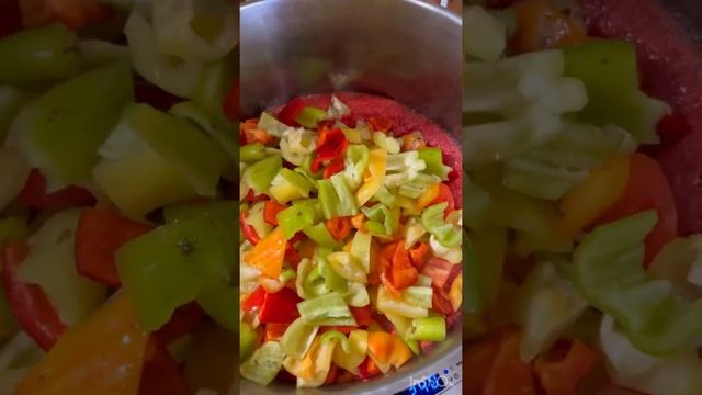 Лечо с луком , томатами и болгарским перцем без сахара на сахзаме