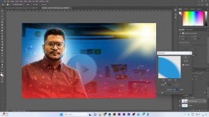 Makeing Youtube Thumbnail Design Tutorial Bangla Photoshop 2024 || থাম্বনেইল বানানোর সহজ পদ্ধতি