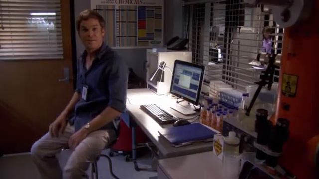 Dexter Finds Out He's Been Owned By Miguel Prado. S03E09