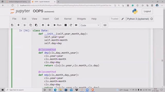 023- What is Multiple Constructor, Decorator, @classmethod in Marathi |marathi | python | смотреть онлайн